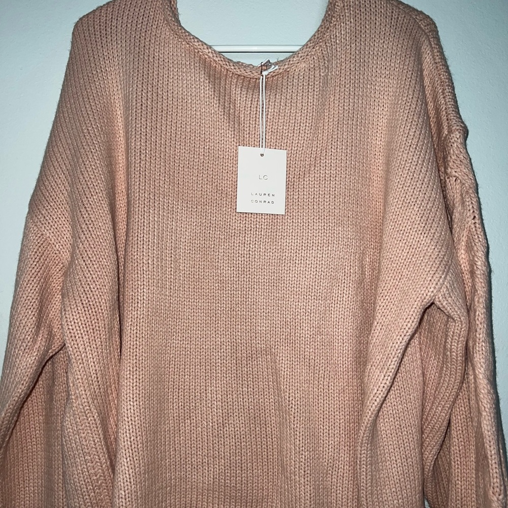 Over sized cute pink sweater